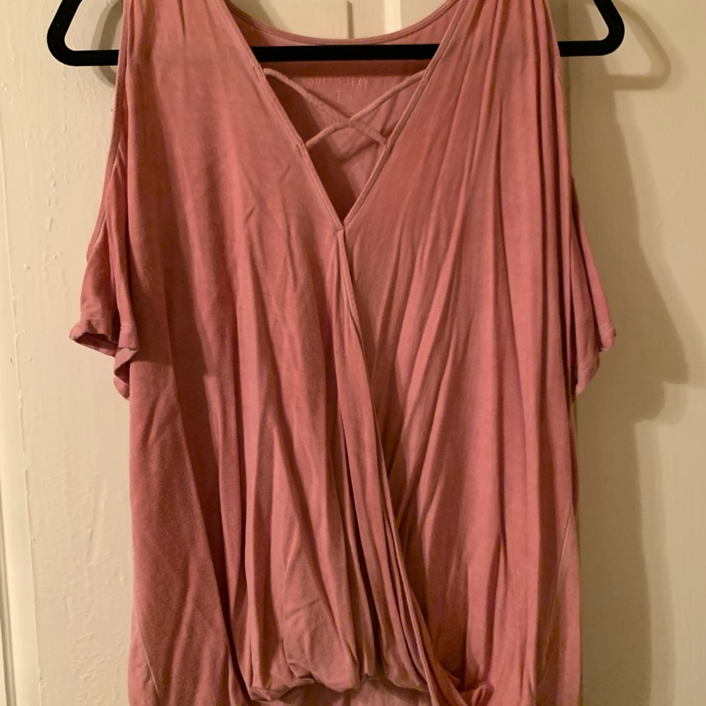 American Eagle Blush pink shirt